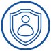 Icon of a person inside a circle