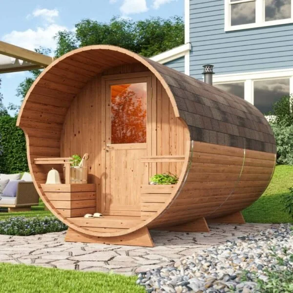 Tube Four — 6-Person Outdoor Sauna With First Room