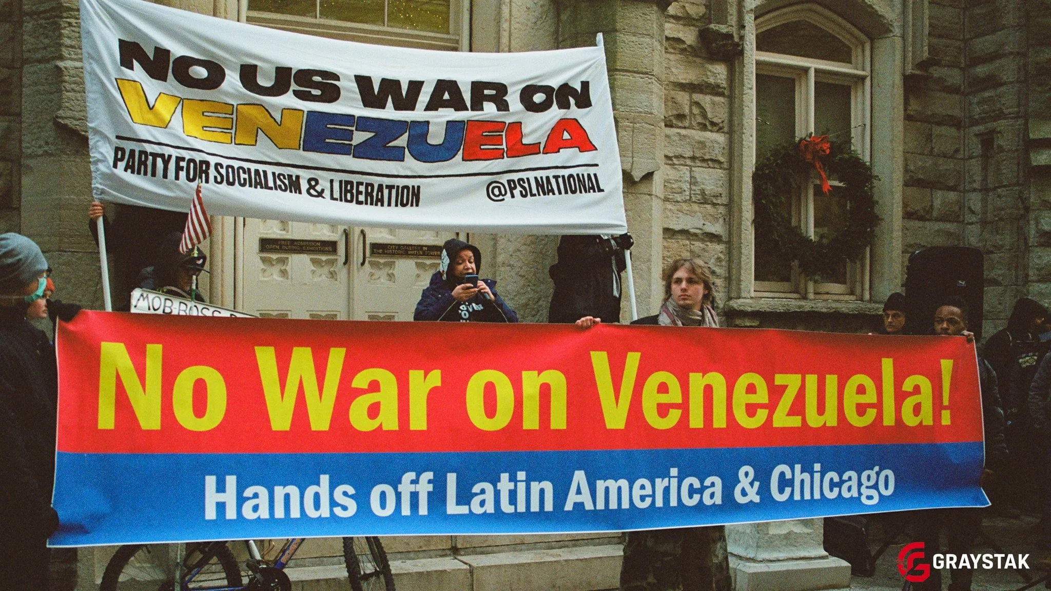 Emergency protest for Venzuela following the arrest of Nicolas Maduro 
