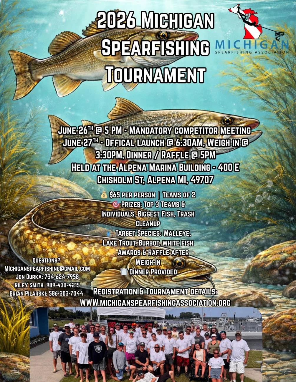 Michigan Spearfishing Tournament - Alpena