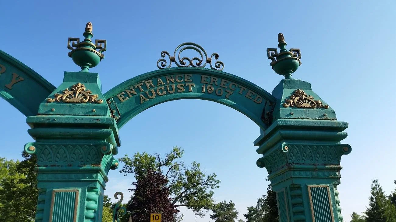 Evergreen Cemetery in Alpena