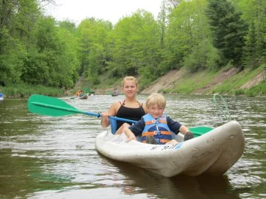Riverbend Campground & Canoe Rental in Omer