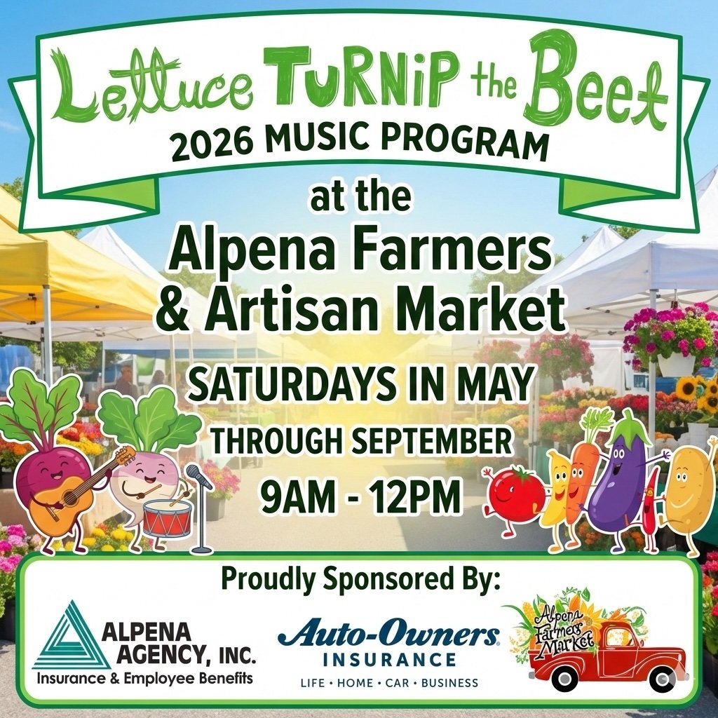 Luttuce Turnip the Beet Local Music at the Market Program - Alpena