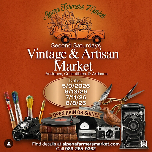 Second Saturday Vintage and Artisan Market - Alpena