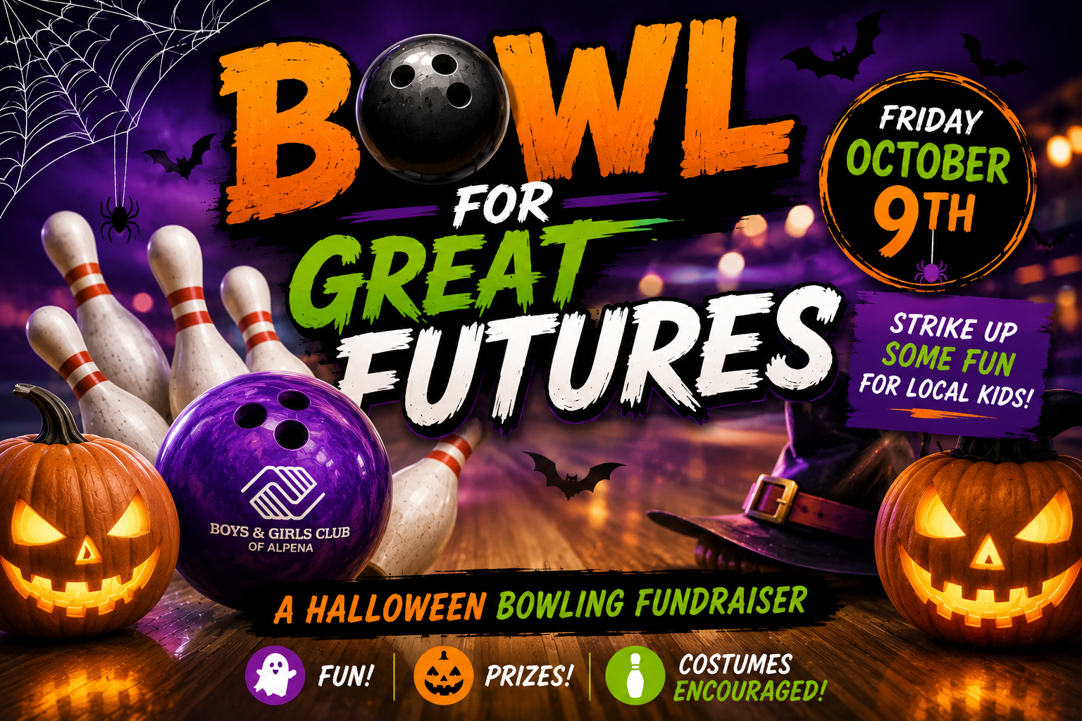 Bowl for Great Futures – Halloween Edition!
