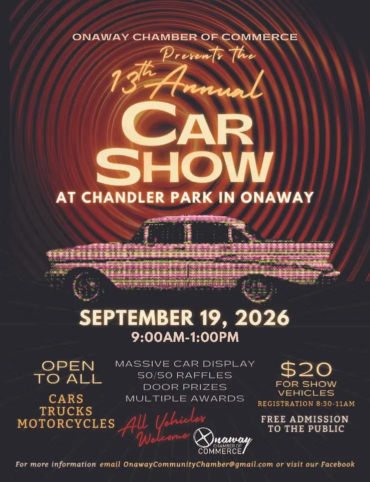 13th Annual Car Show At Chandler Park in Onaway