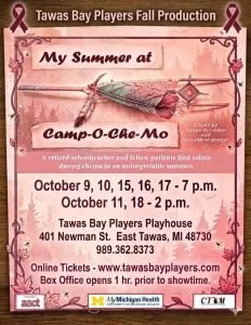 Tawas Bay Players Fall Production – My summer at Camp-O-Che-Mo