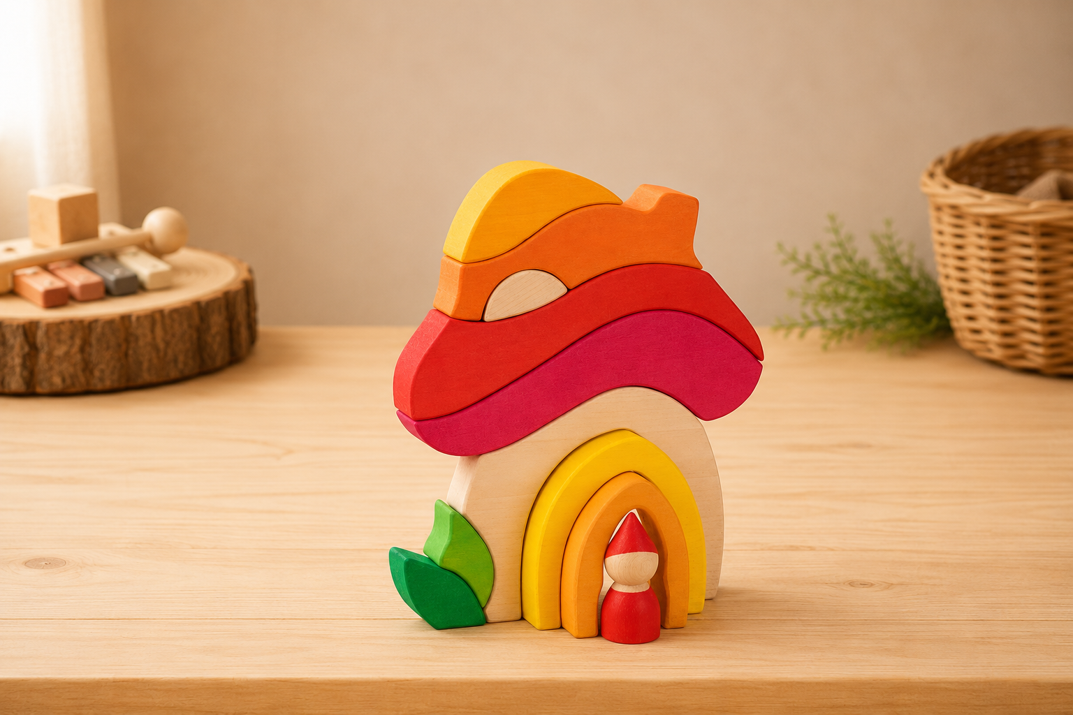 Goki paddenstoelhuisje