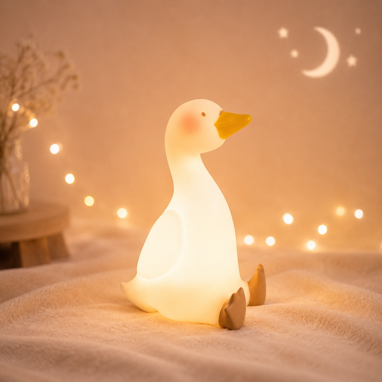 Moulin Roty zwaan lamp