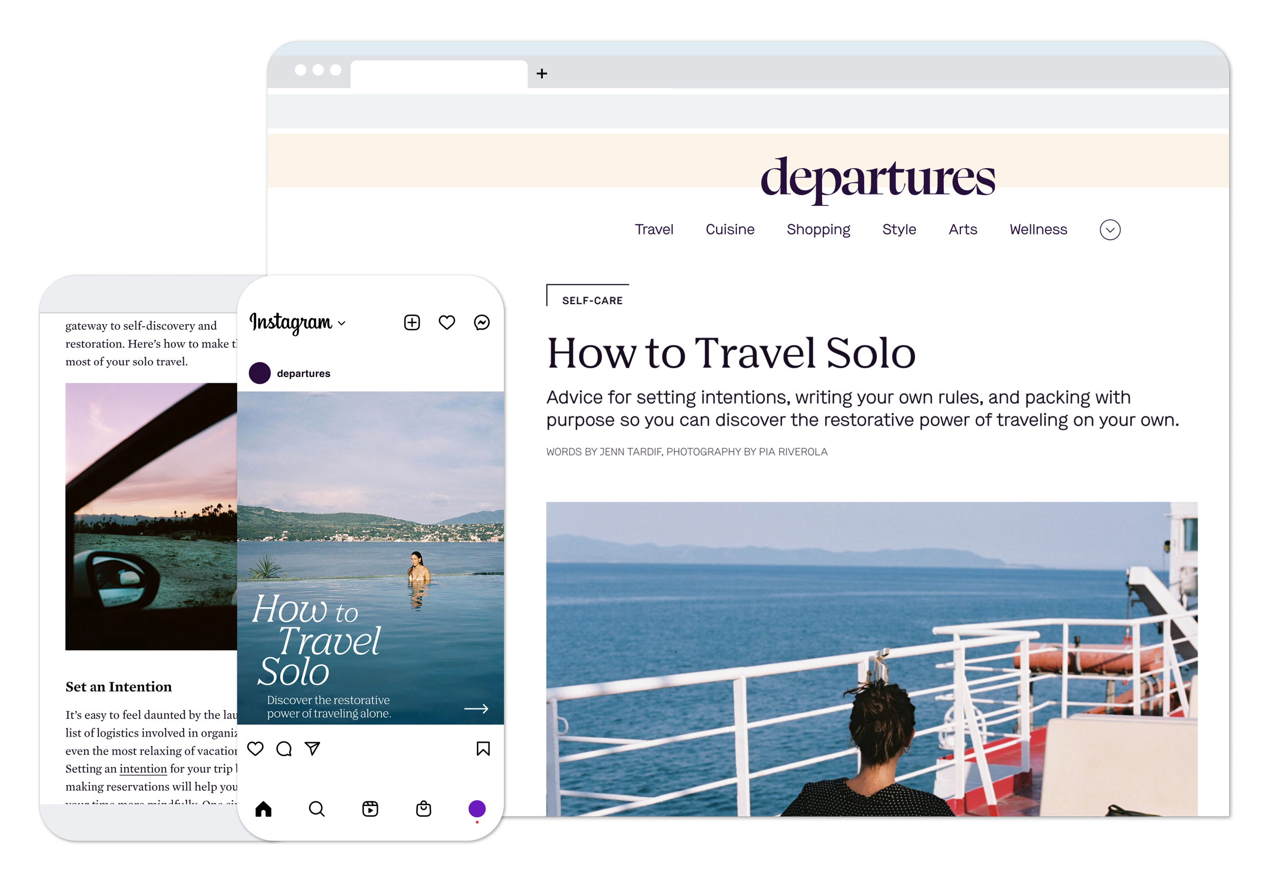 Departures Editorial Art Direction