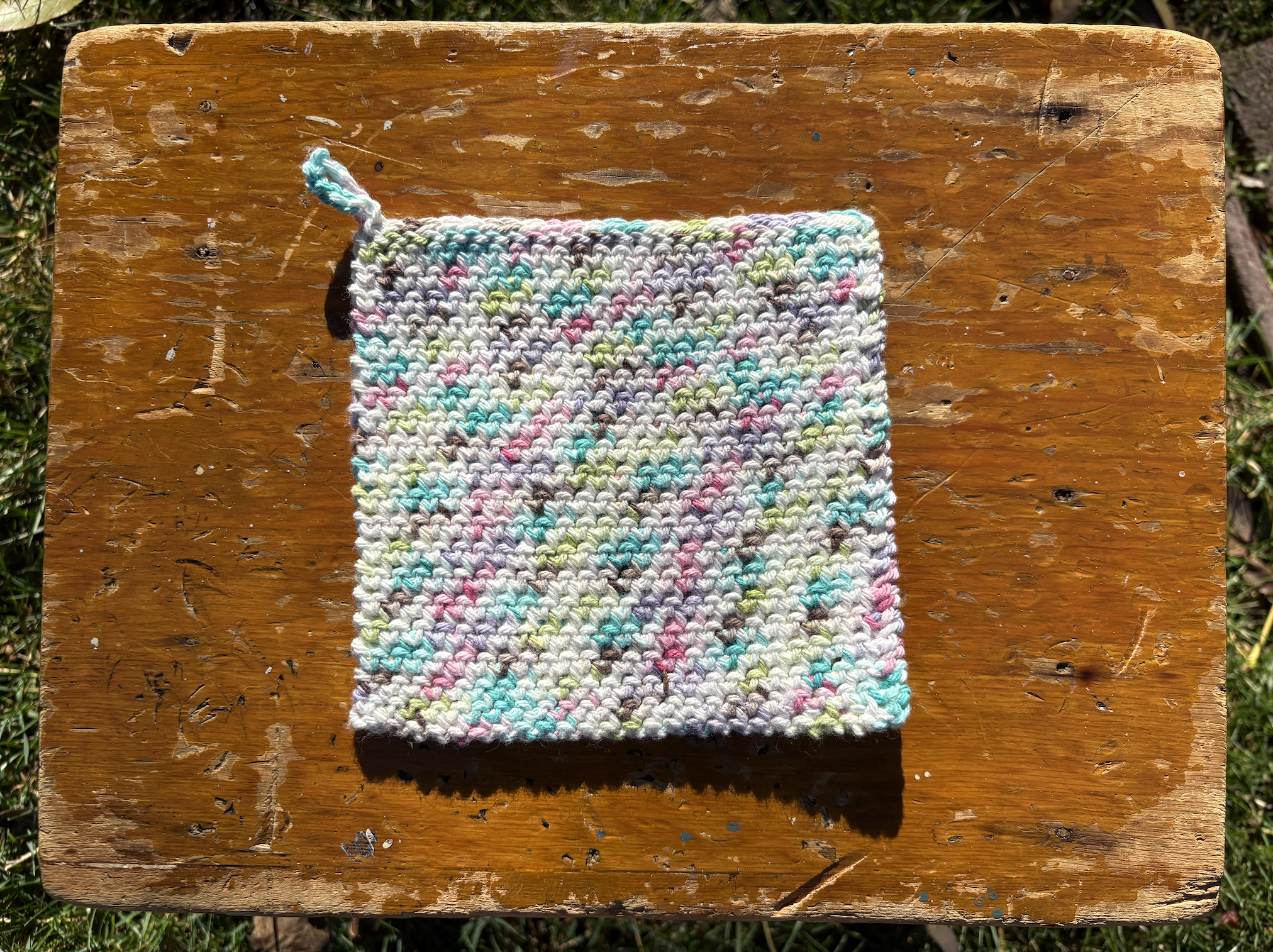 Crocheting: 100% Cotton Hot Pad Potholder