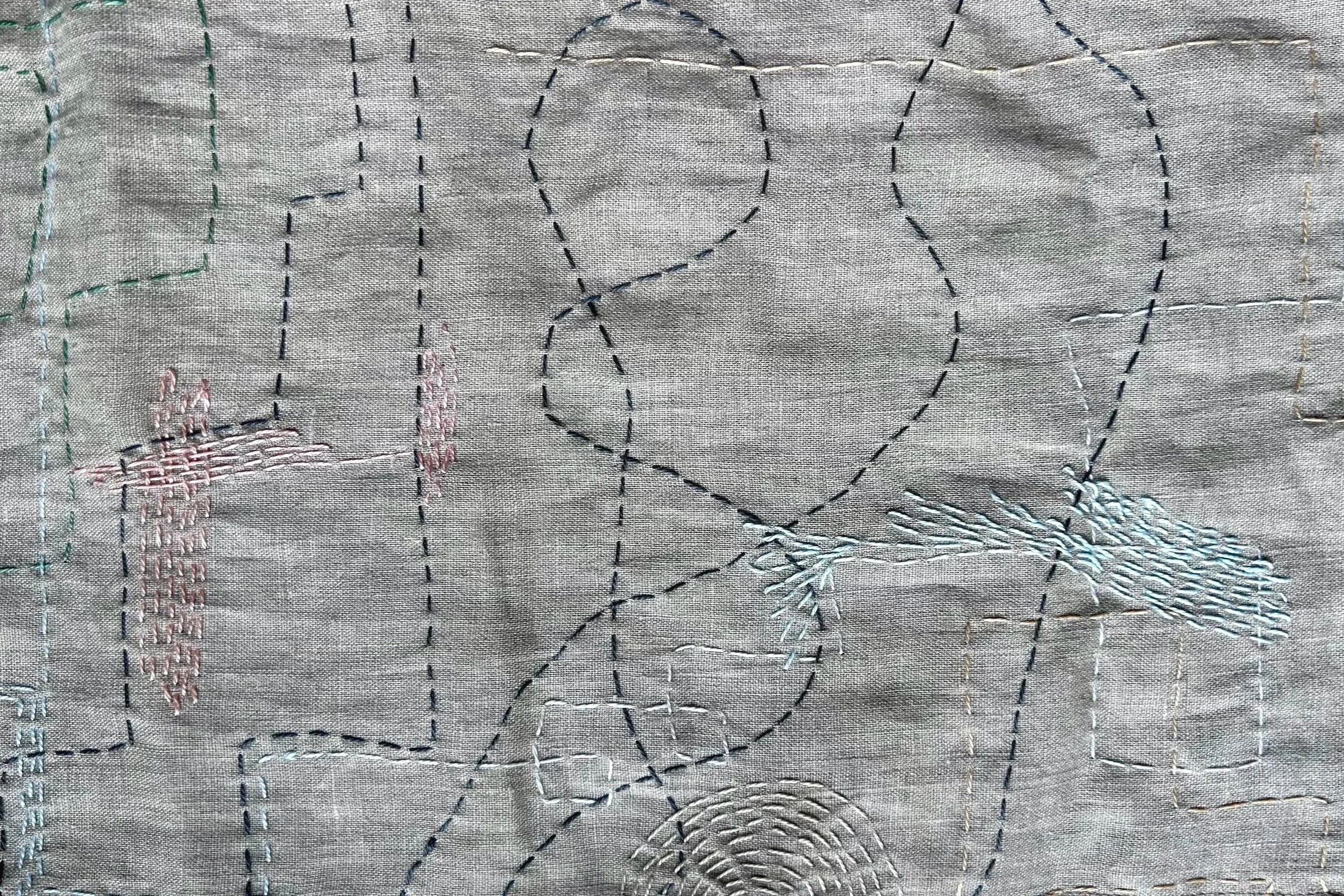 Pathways of stitches