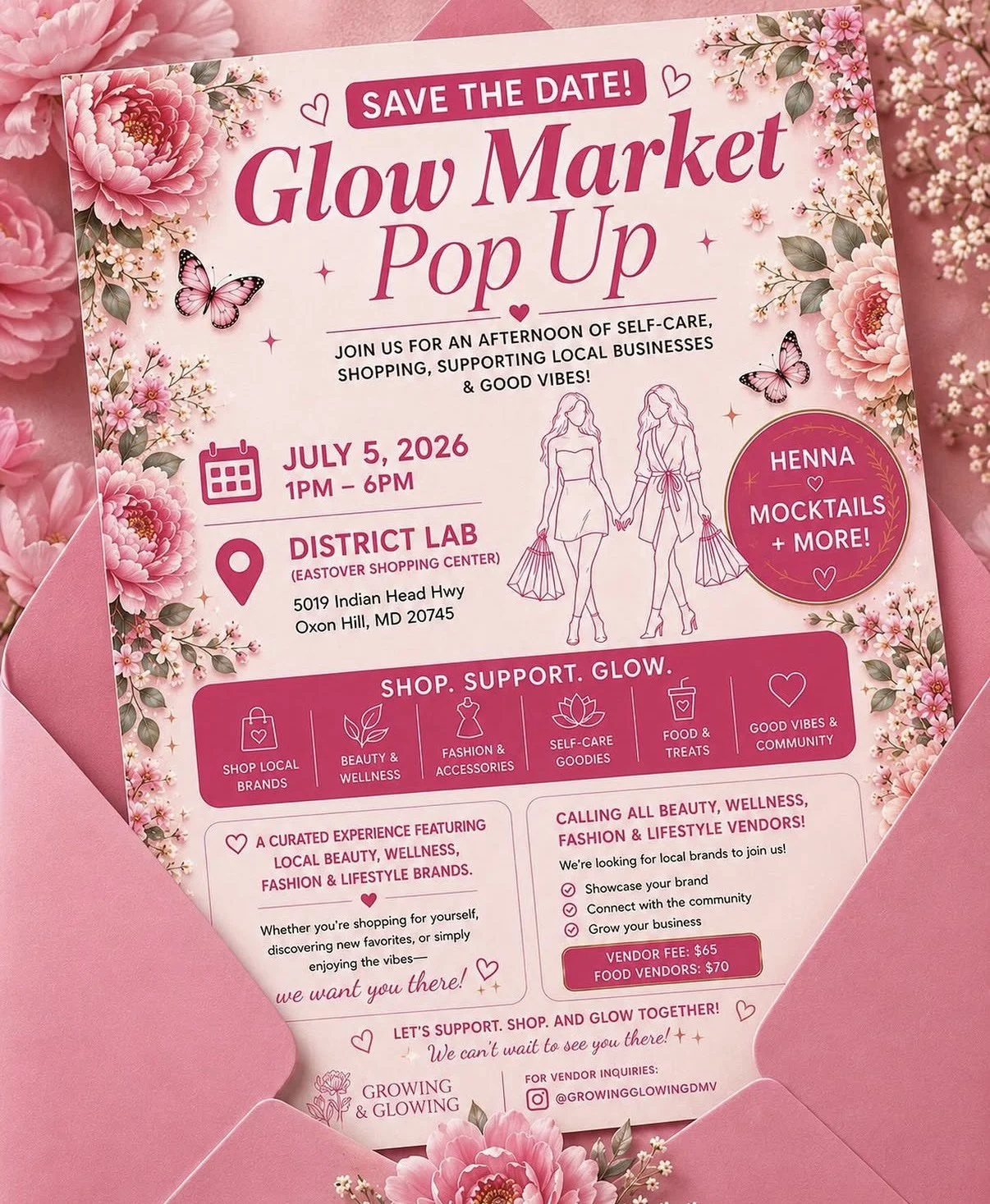 Glow Market Pop Up