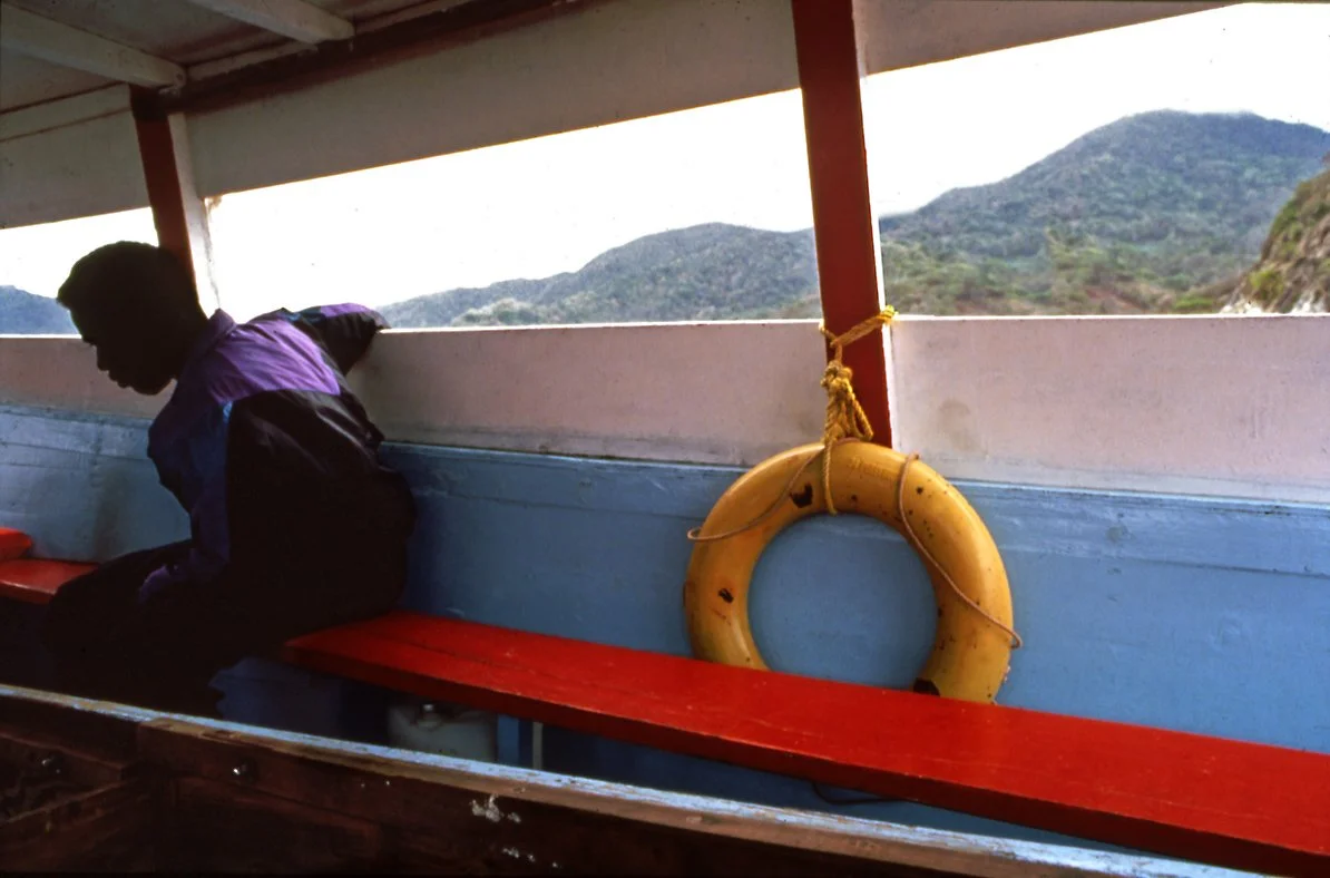 Glass-bottomed boat, Tobago (BOSTON GLOBE)