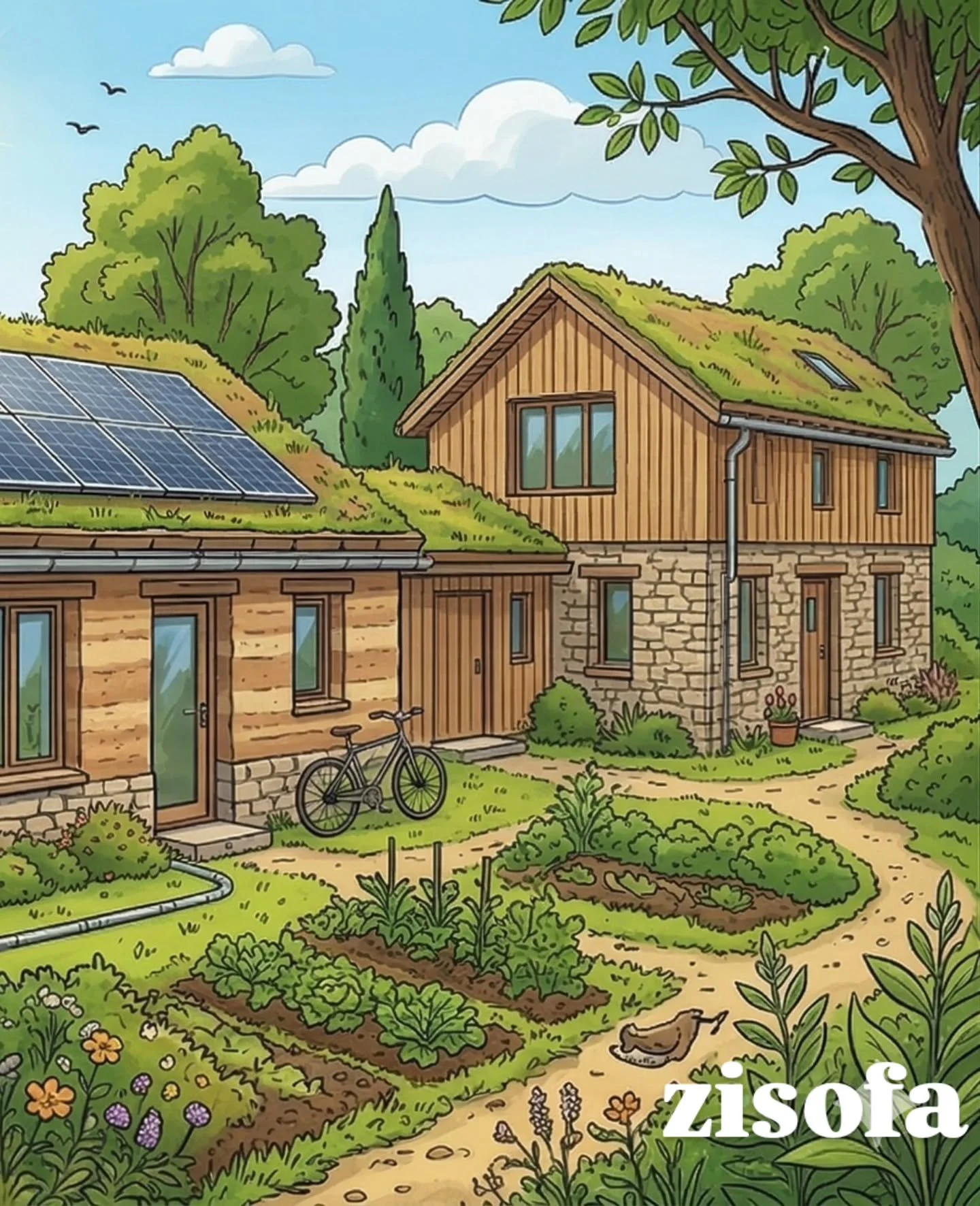 Doğa ile Mimari Arasında Bir K&ouml;pr&uuml;: Zisofa 🏡🌱
Zisofa olarak, sadece binalar inşa etmiyor; toprağın, suyun ve g&uuml;neşin bilgeliğini modern yaşamla buluşturan yaşam alanları tasarlıyoruz. Peki, biz neler yapıyoruz? 👇

Doğal Malzeme Uzma