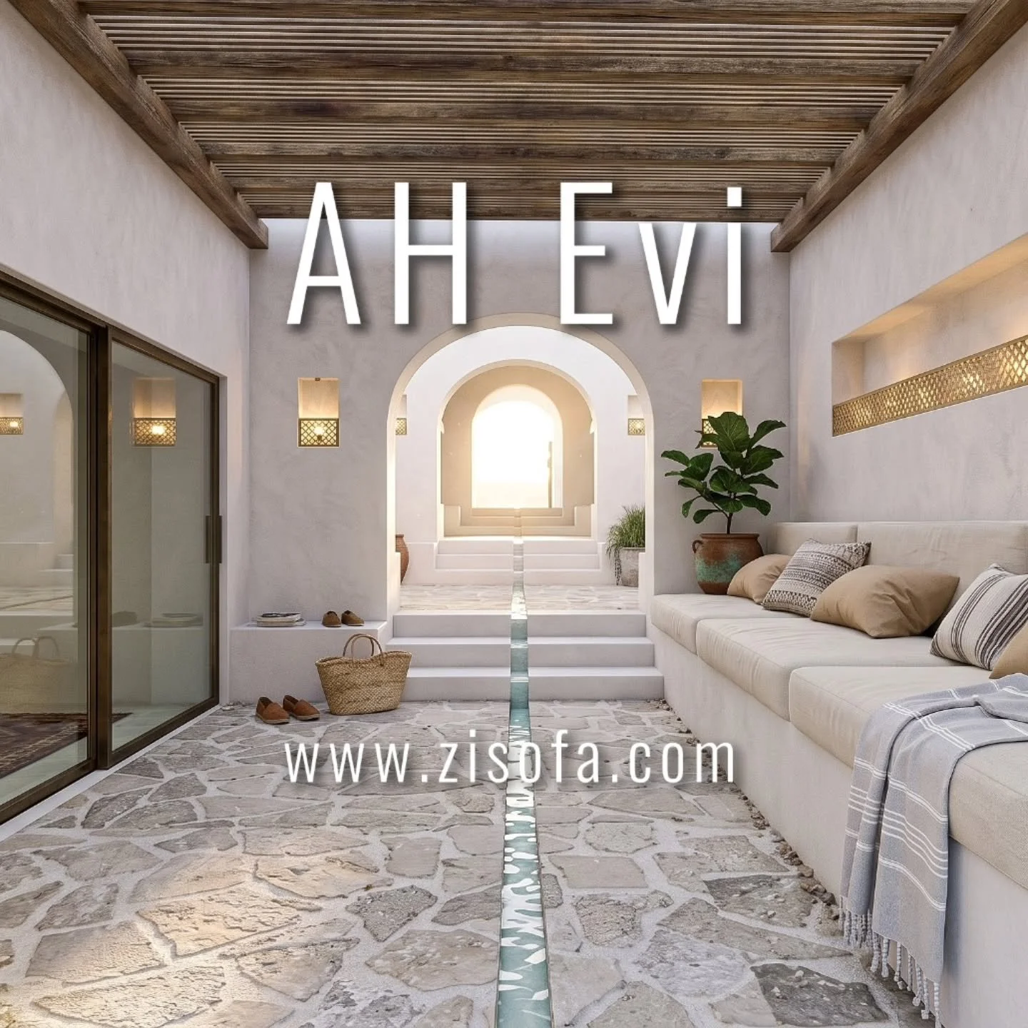 Bir ev hem g&uuml;zel hem sağlam hem de doğal olunca muhteşem olur. ☀️AH Evi kerpi&ccedil;, ahşap, taş ve sıkıştırma toprak malzemeler ile tasarlandı. 💯