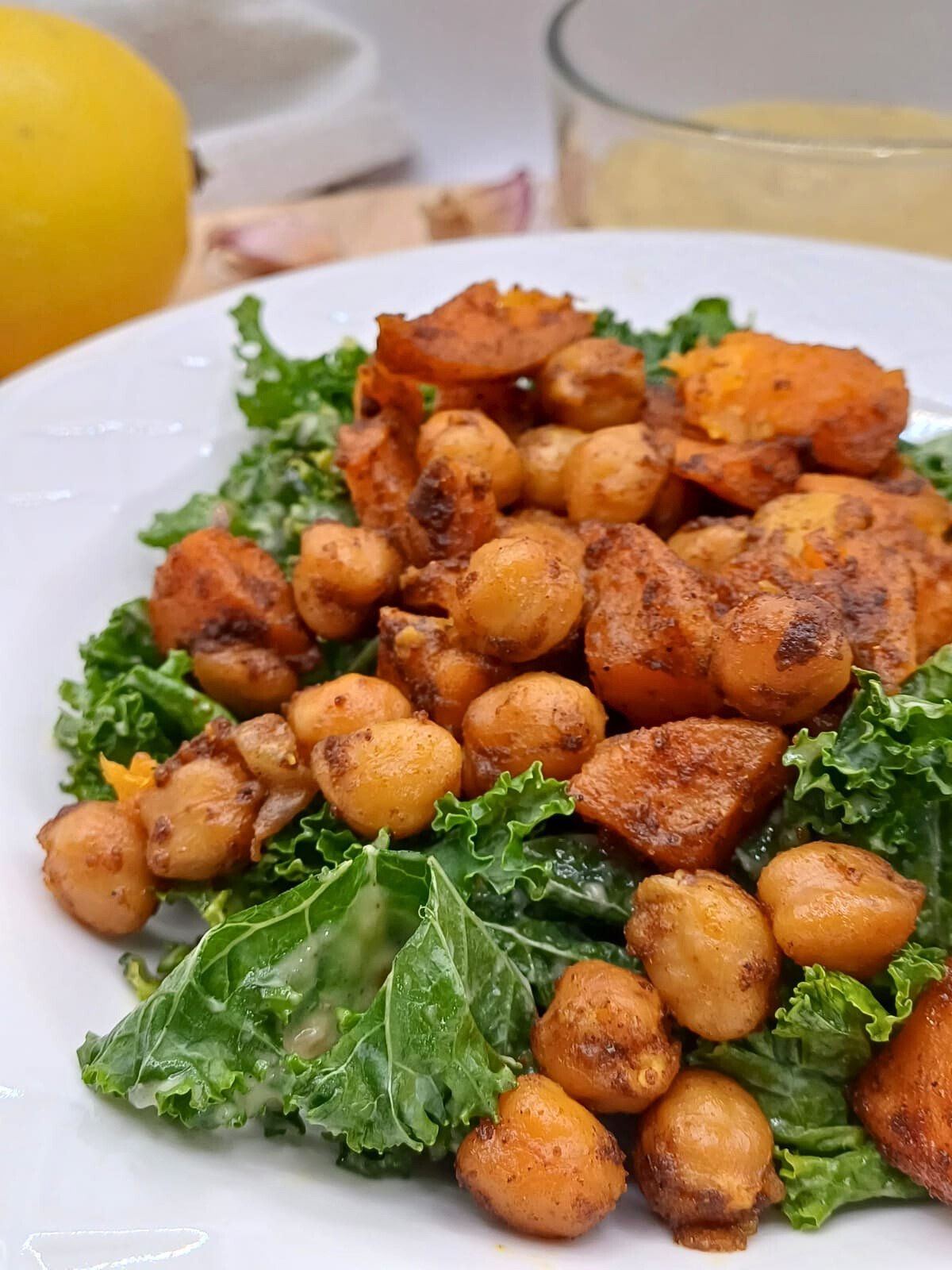 New Year Glow Kale Salad