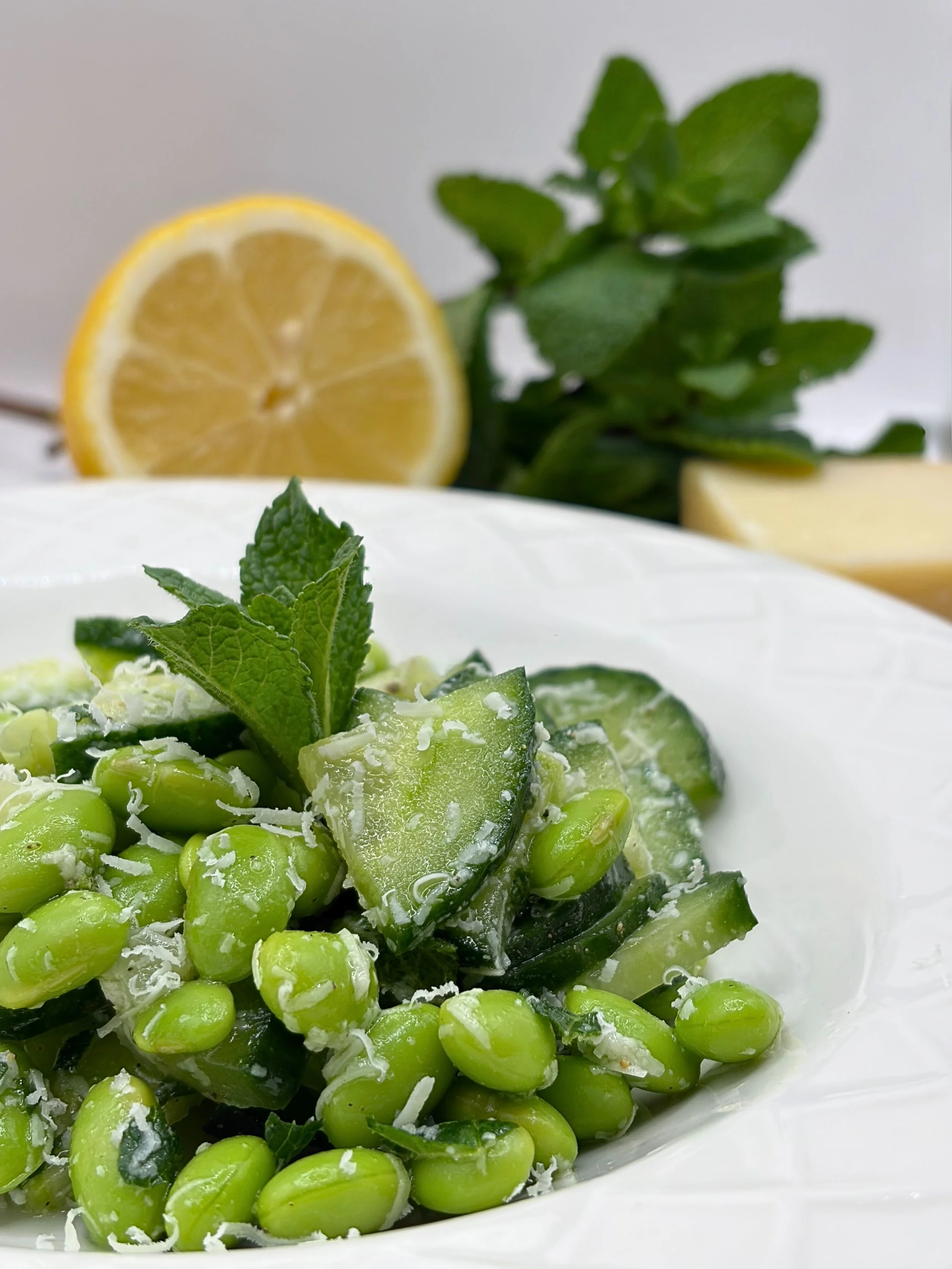 Lemon &amp; Mint Edamame Salad
