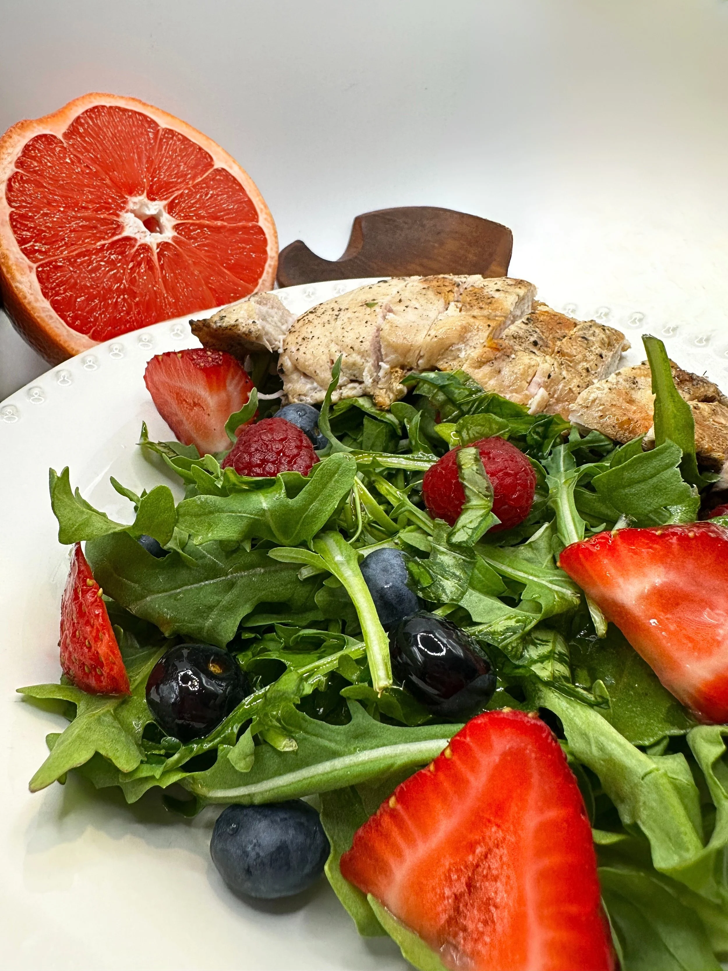 Summer Salad with Grapefruit Vinaigrette