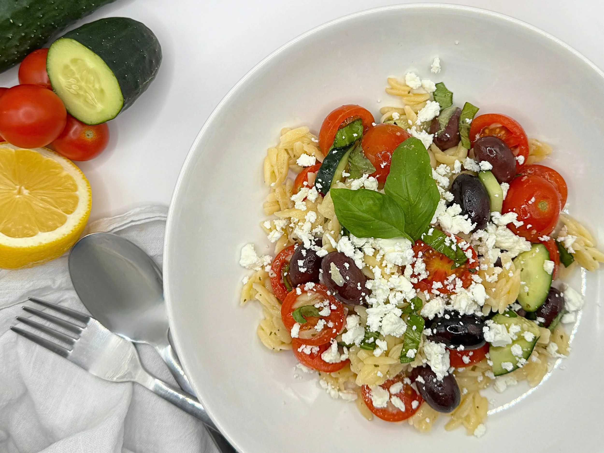 Greek Orzo Pasta Salad