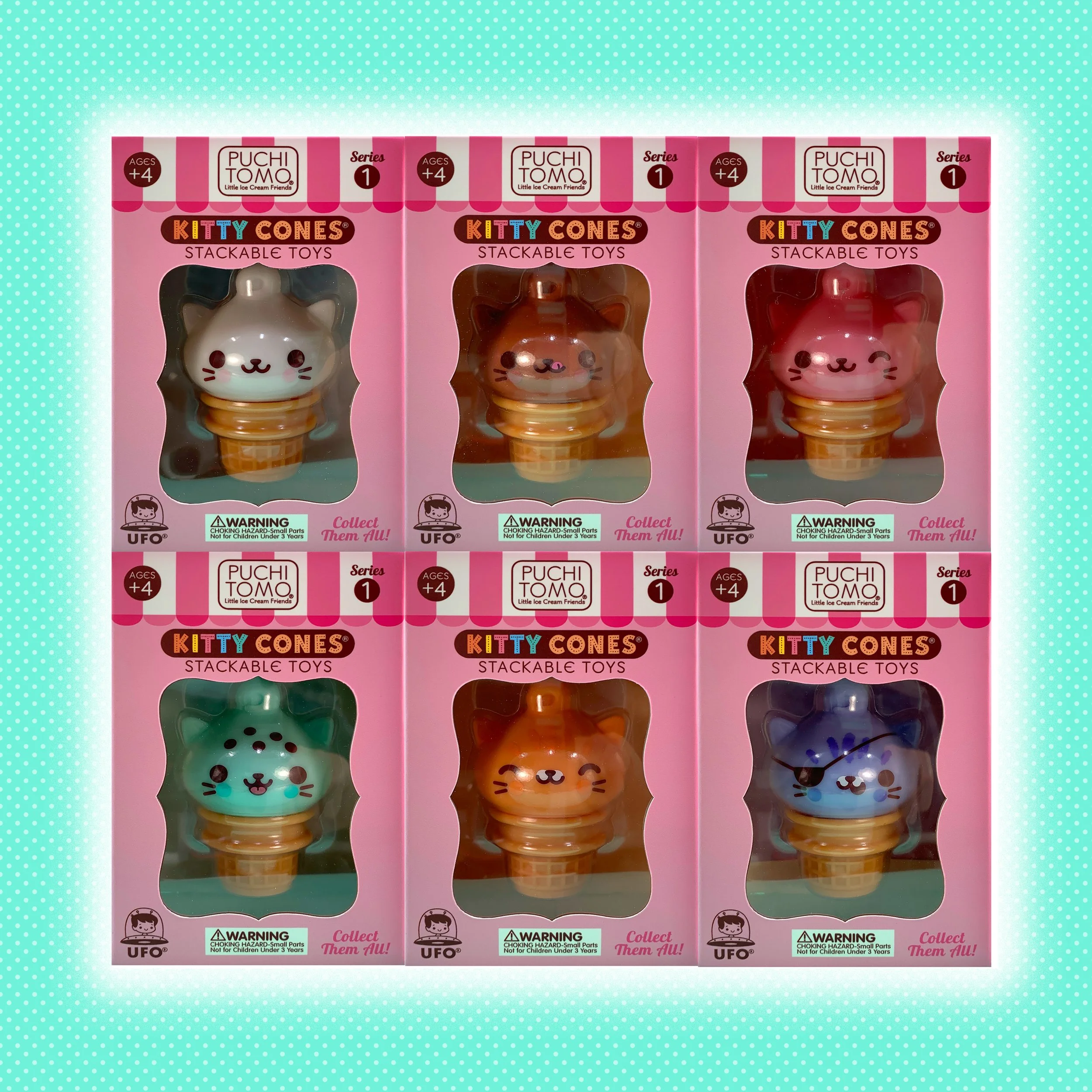 Kitty Cones Series 1 - Complete Set!