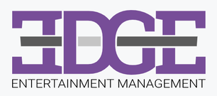 The TAGE Entertainment Management logo with stylized text in purple and black.