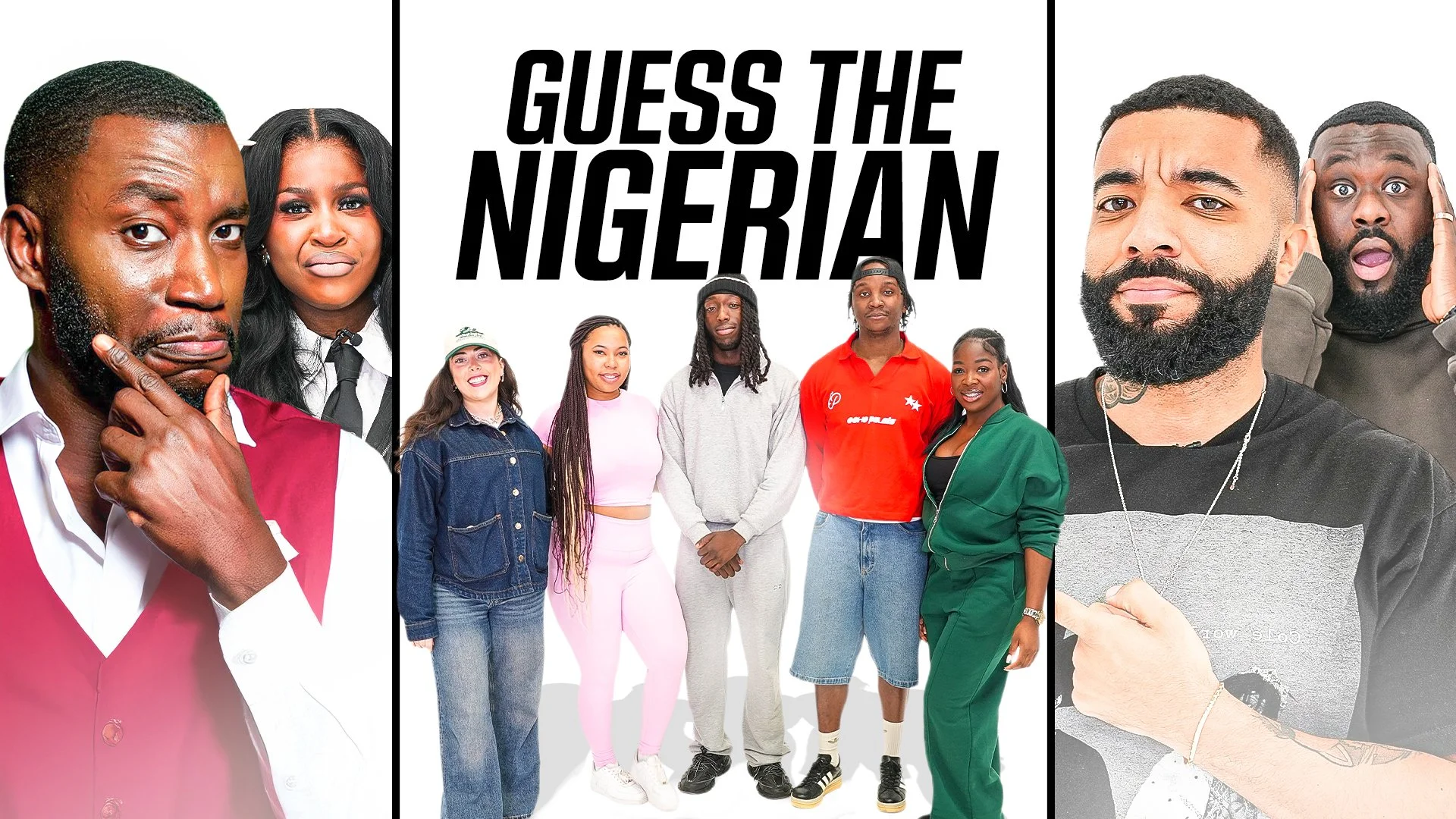 GUESS THE NIGERIAN
Created for Harry Pinero — a culture-led social experiment exploring identity, perception, and humour through an interactive format.