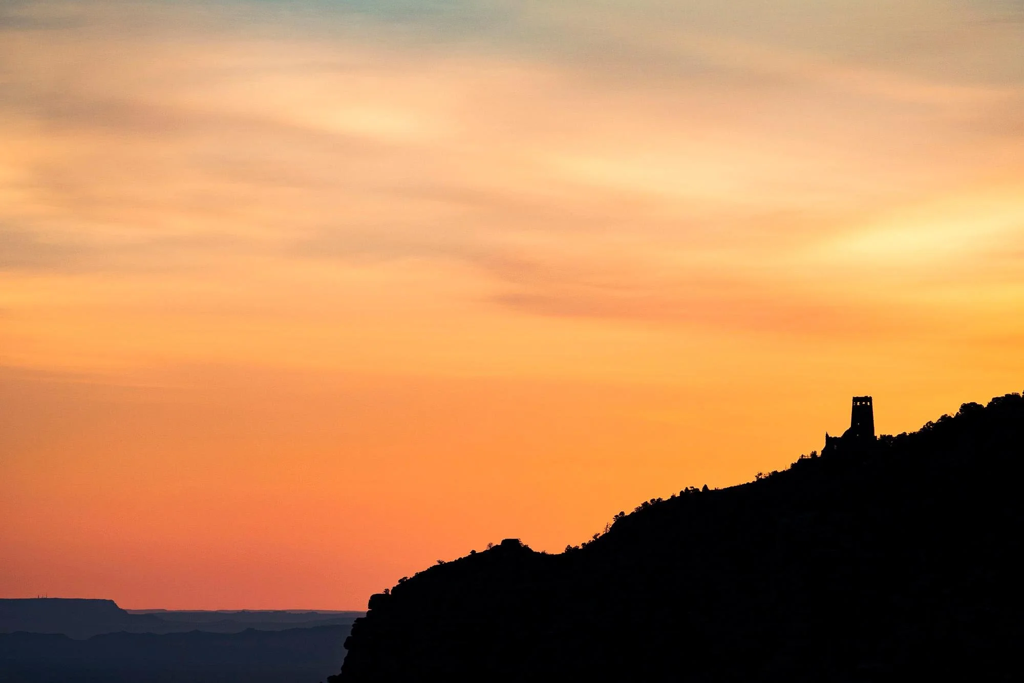 Sunrise Devils Tower Grand Canyon