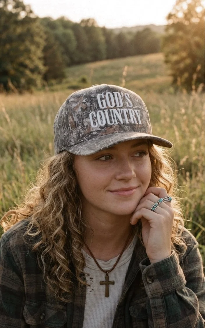 God’s Country Camo Trucker Hat