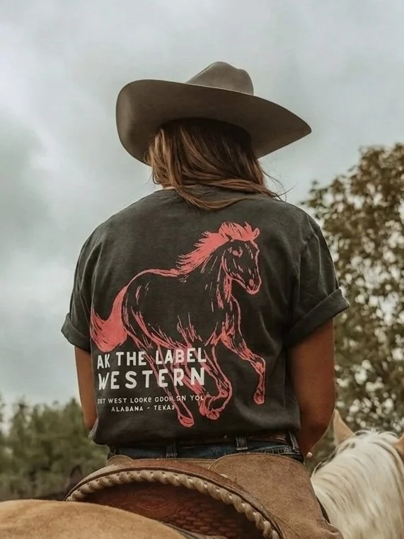 The West Looks Good On You Boxy Crop