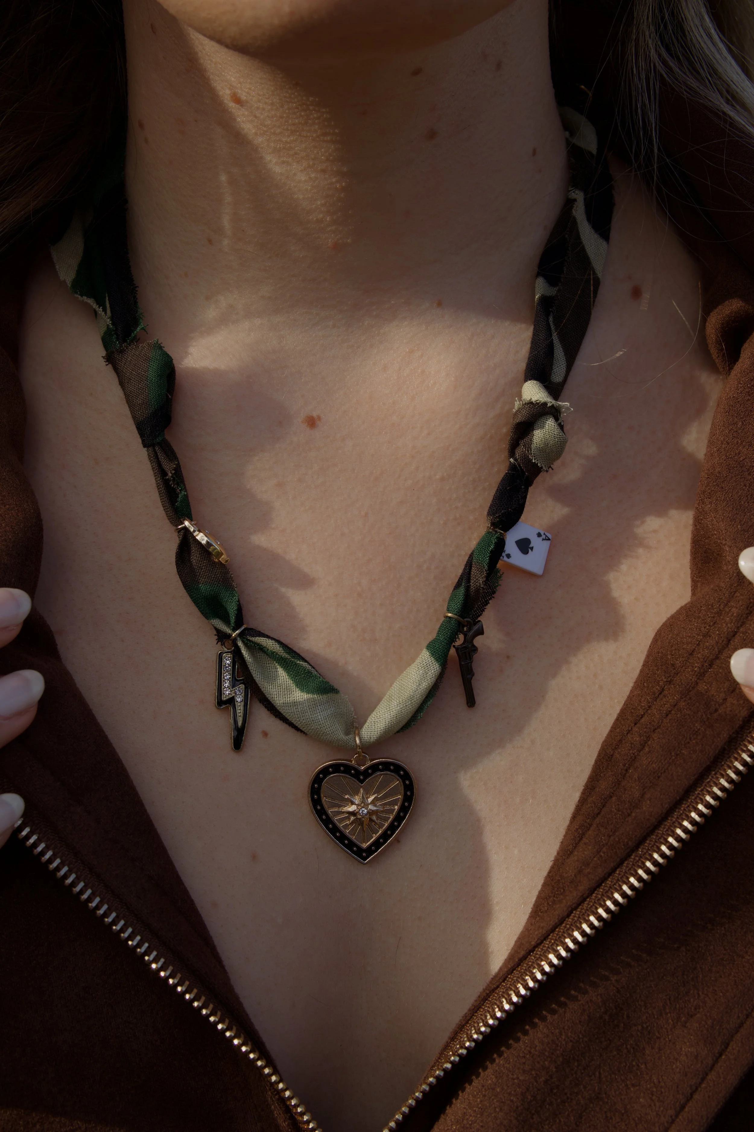 Heart & Hustle Bandana Necklace