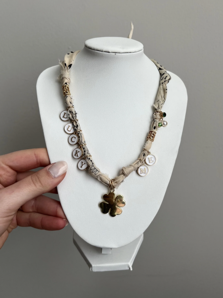 Lucky Me Bandana Necklace