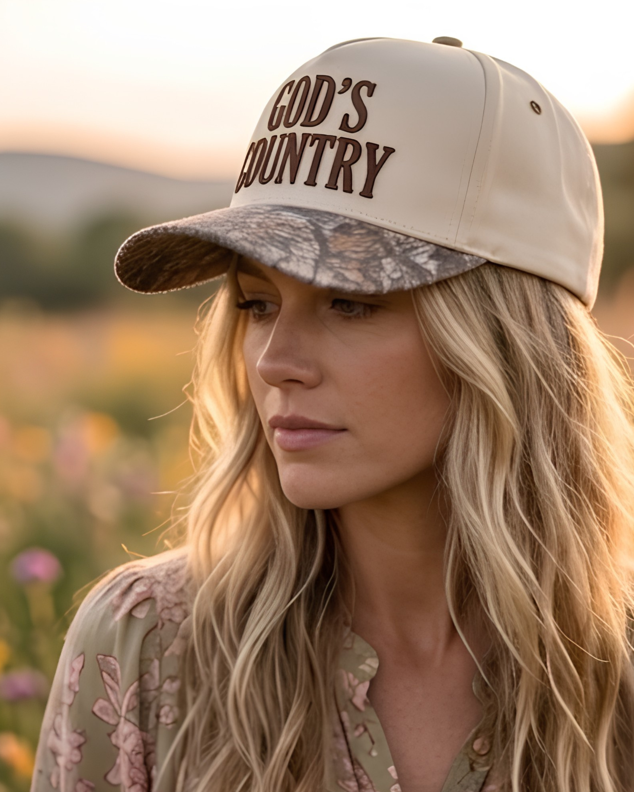 God's Country Two-Tone Trucker Hat