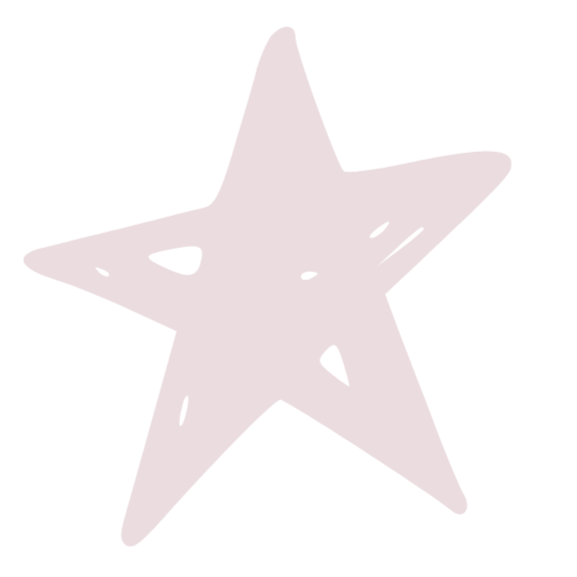 A pink star