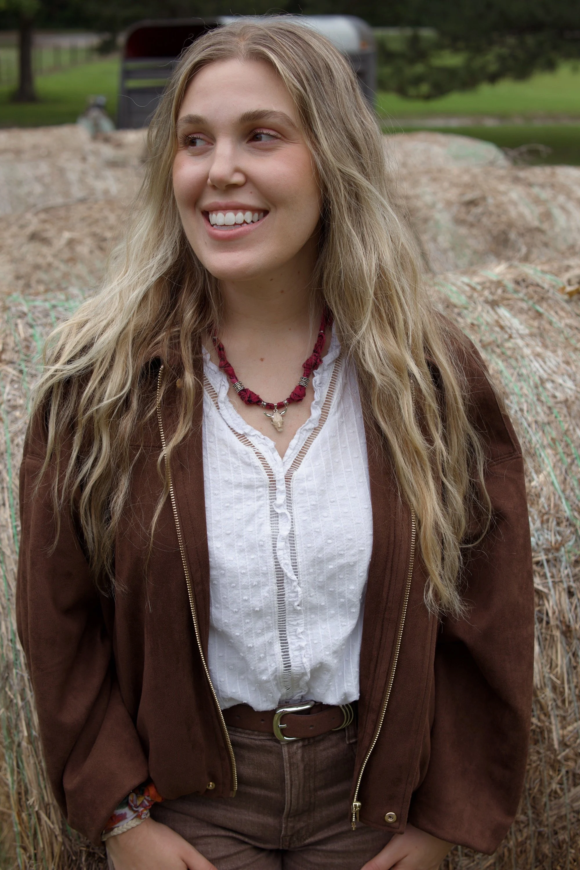 High Noon Skull Bandana Necklace