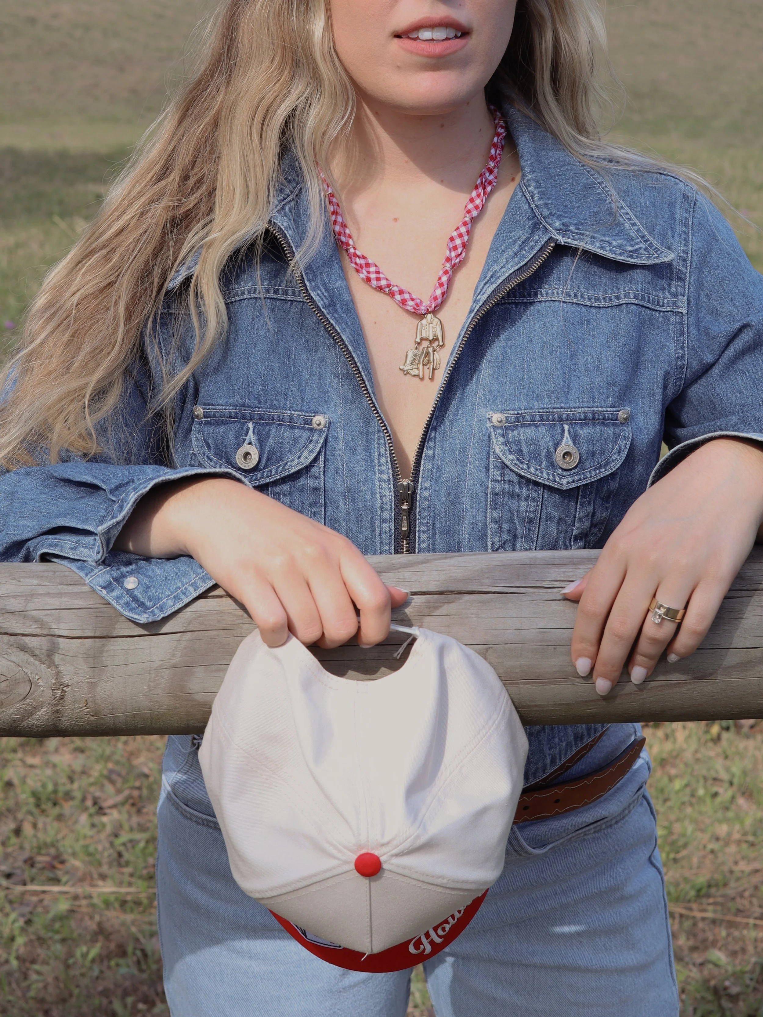 Vintage Cowboy Bandana Necklace