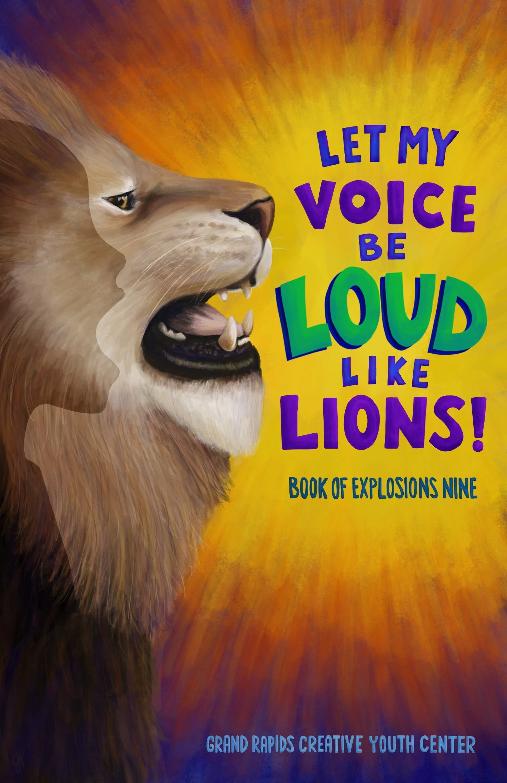 "Let My Voice Be Loud Like Lions" | Digital Illustration | 2020