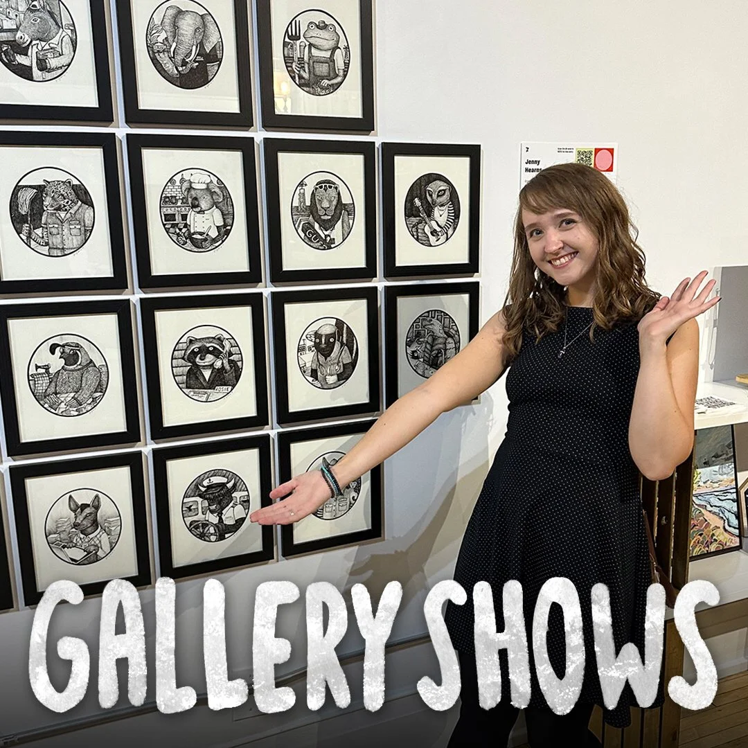 View the exhibition portfolio of Jenny Hearns.