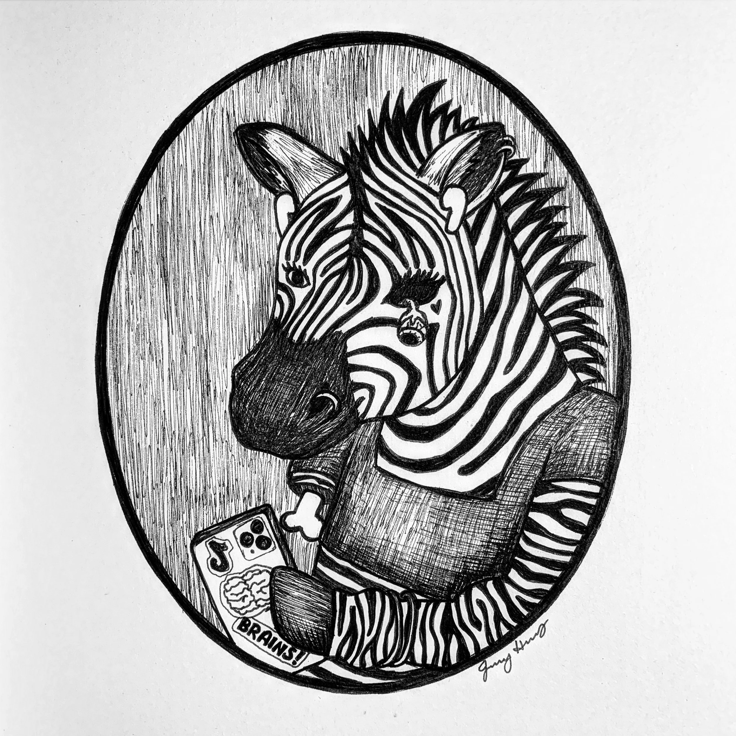 Zombie Zebra Zoomer