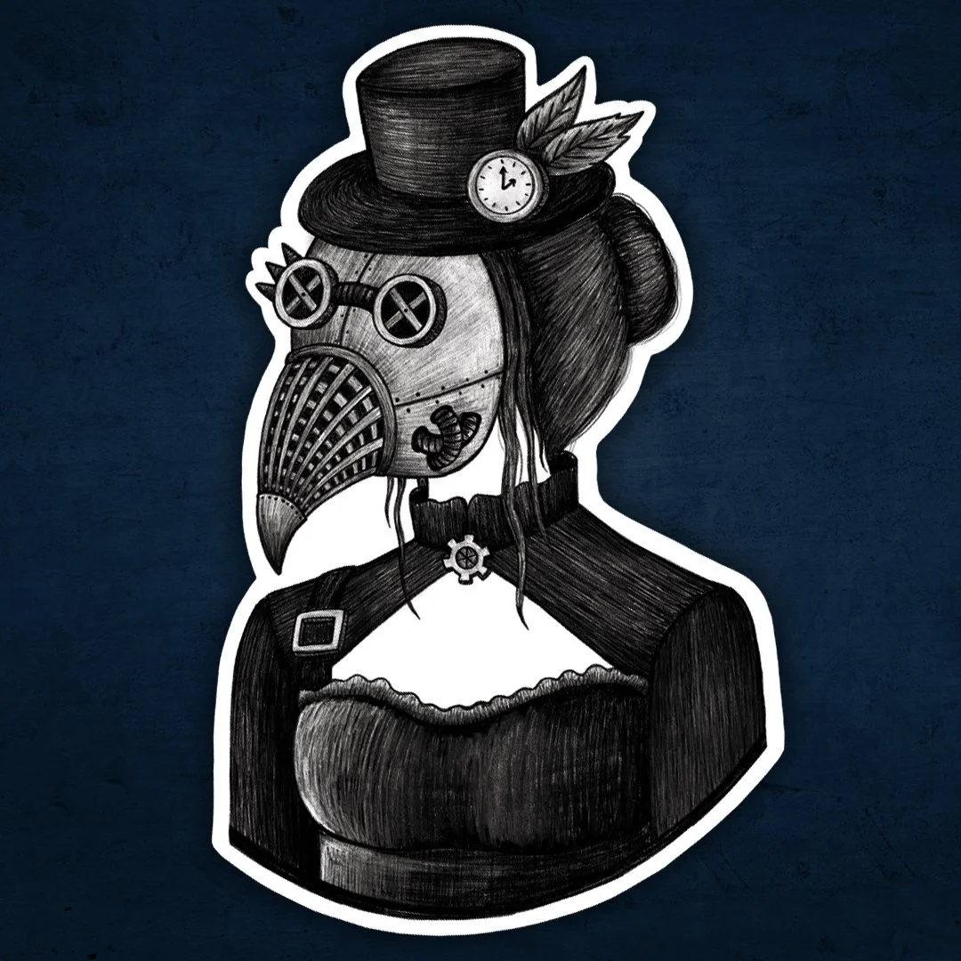 Steampunk Sticker