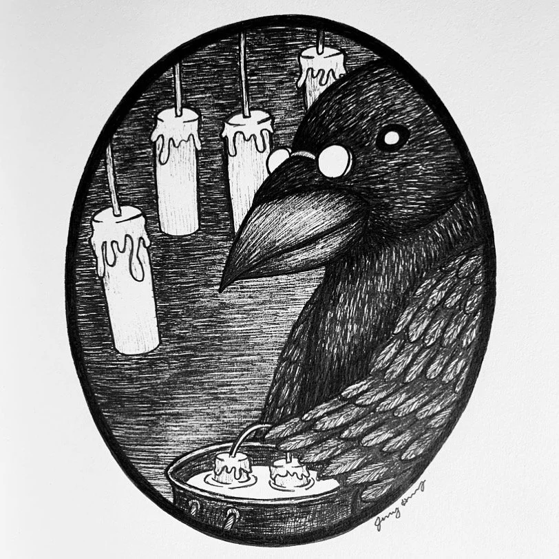 Creepy Crow Candlemaker