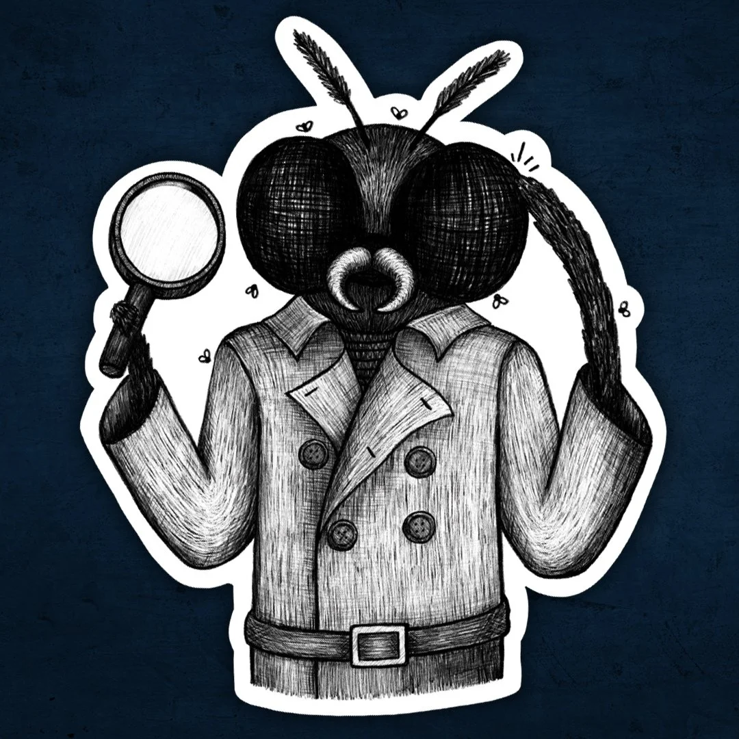 Itchy Insect Investigator Sticker