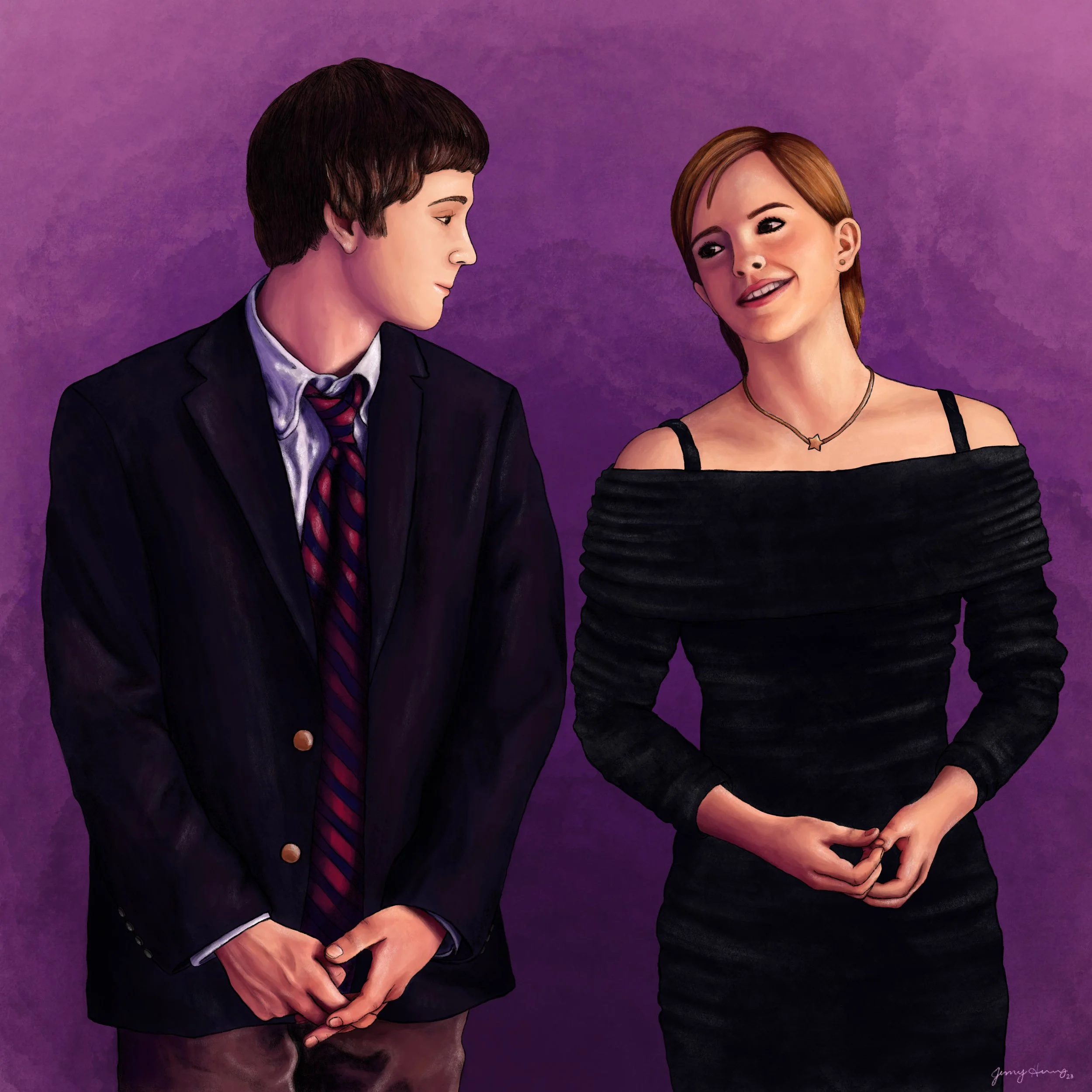 "The Perks of Being a Wallflower" | Digital Illustration | 2023