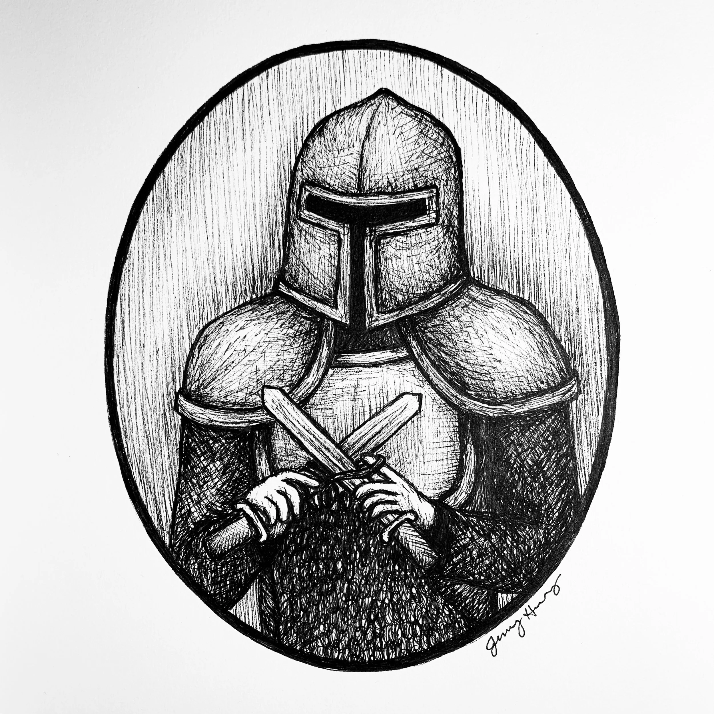 Knitting Knight
