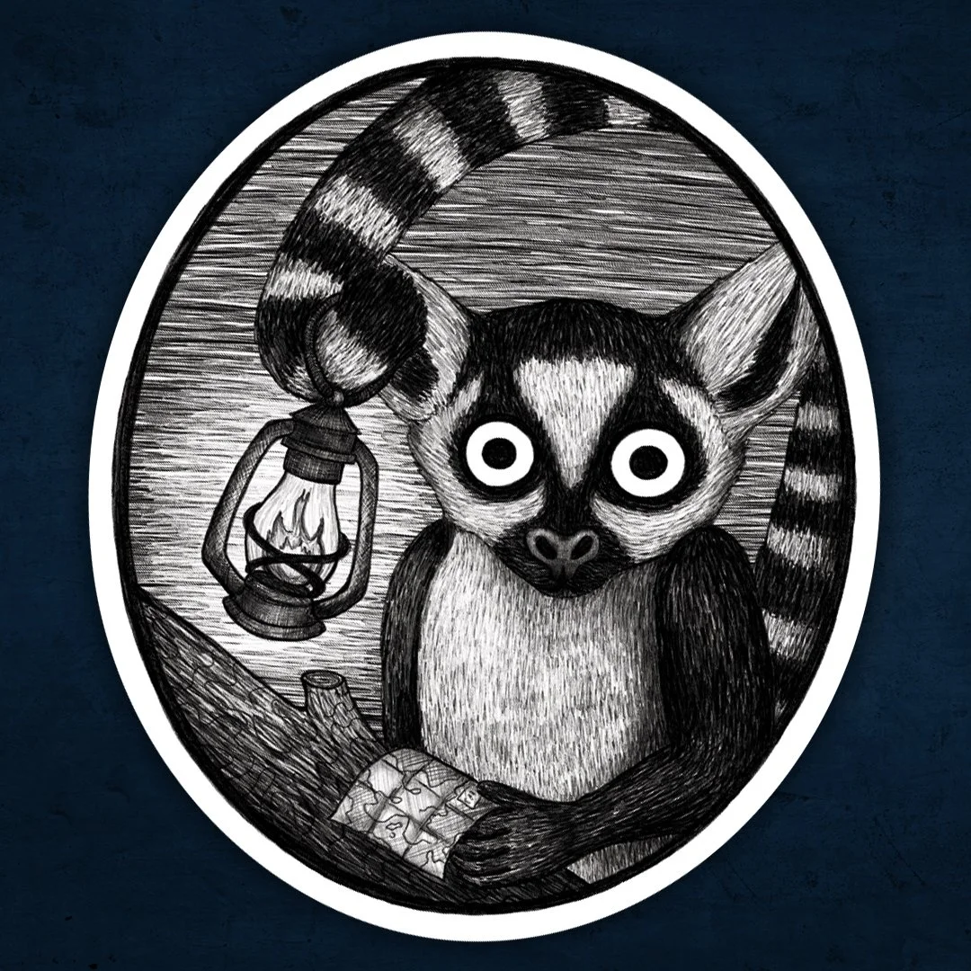 Lost Lemur Lightkeeper Sticker