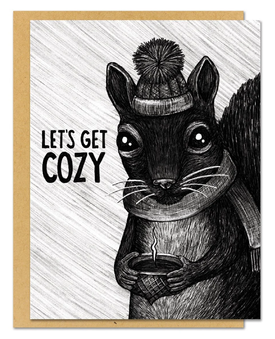 Let’s Get Cozy Greeting Card