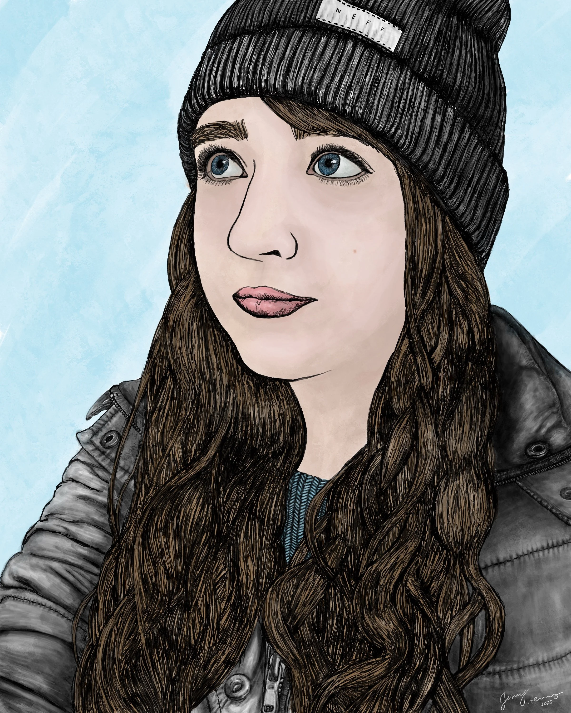 "Self Portrait" | Digital Illustration | 2020