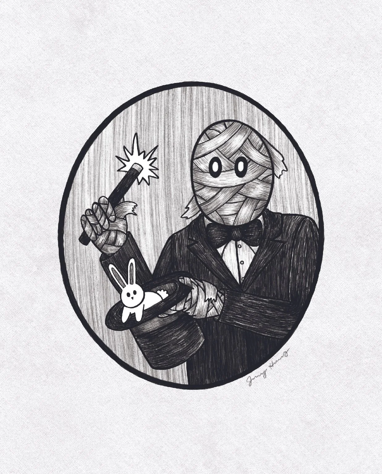 Mummy Magician Art Print