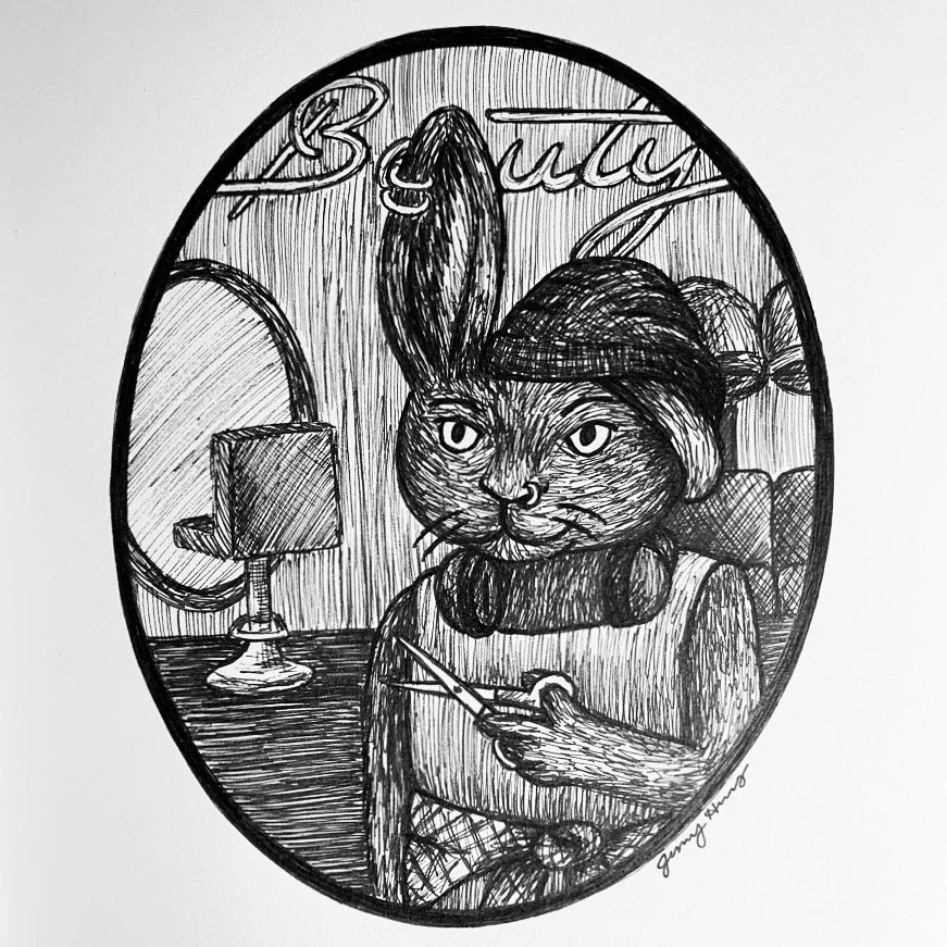 Hipster Hare Hair Stylist