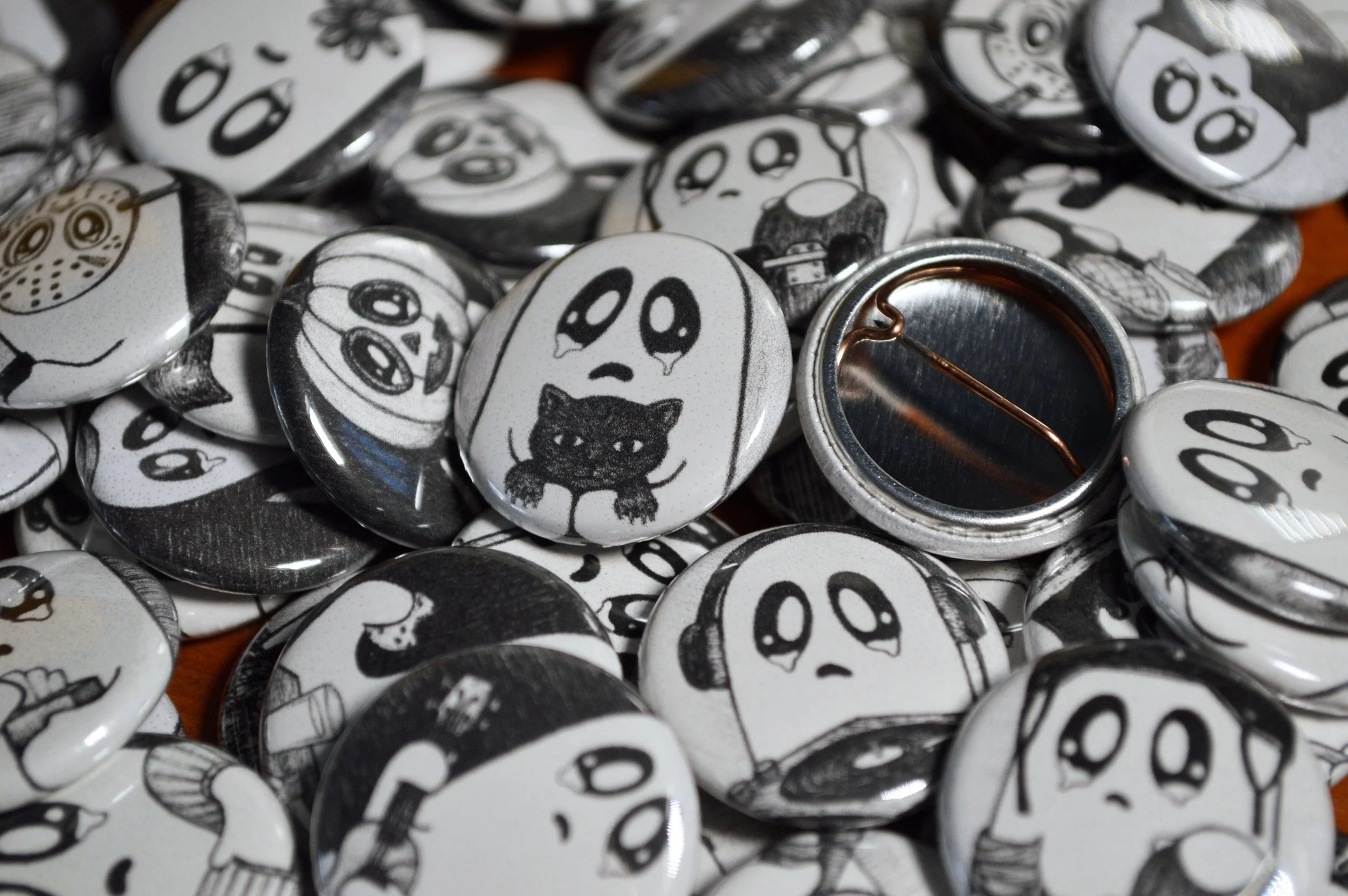 Sad Ghost Button Pack
